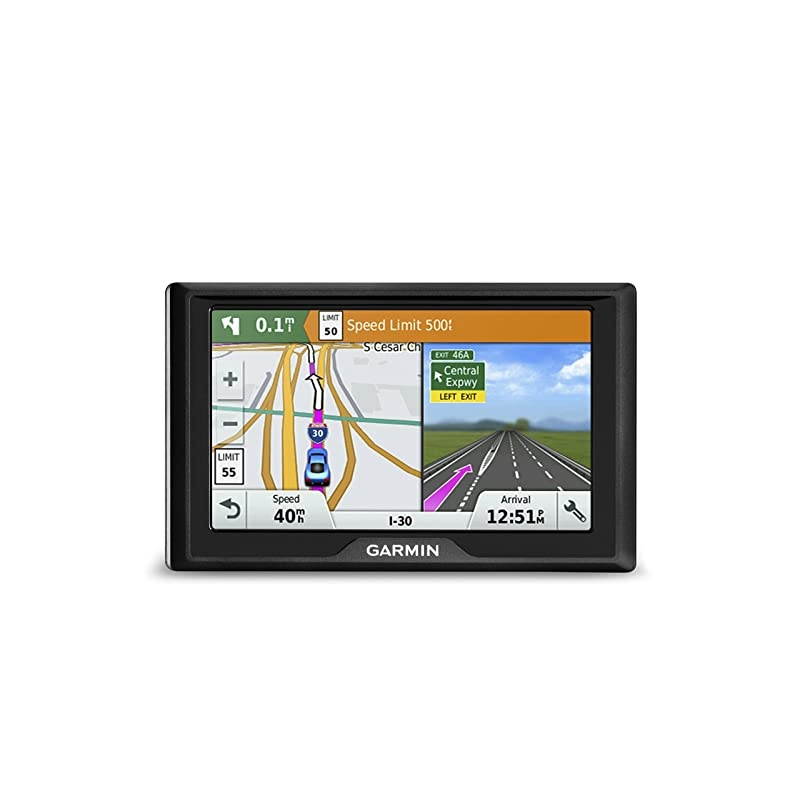 Drive 50 USA LM GPS Navigator System with Lifetime Maps Spoken TurnByTurn Directions Direct Access Driver Alerts and Foursquare Data