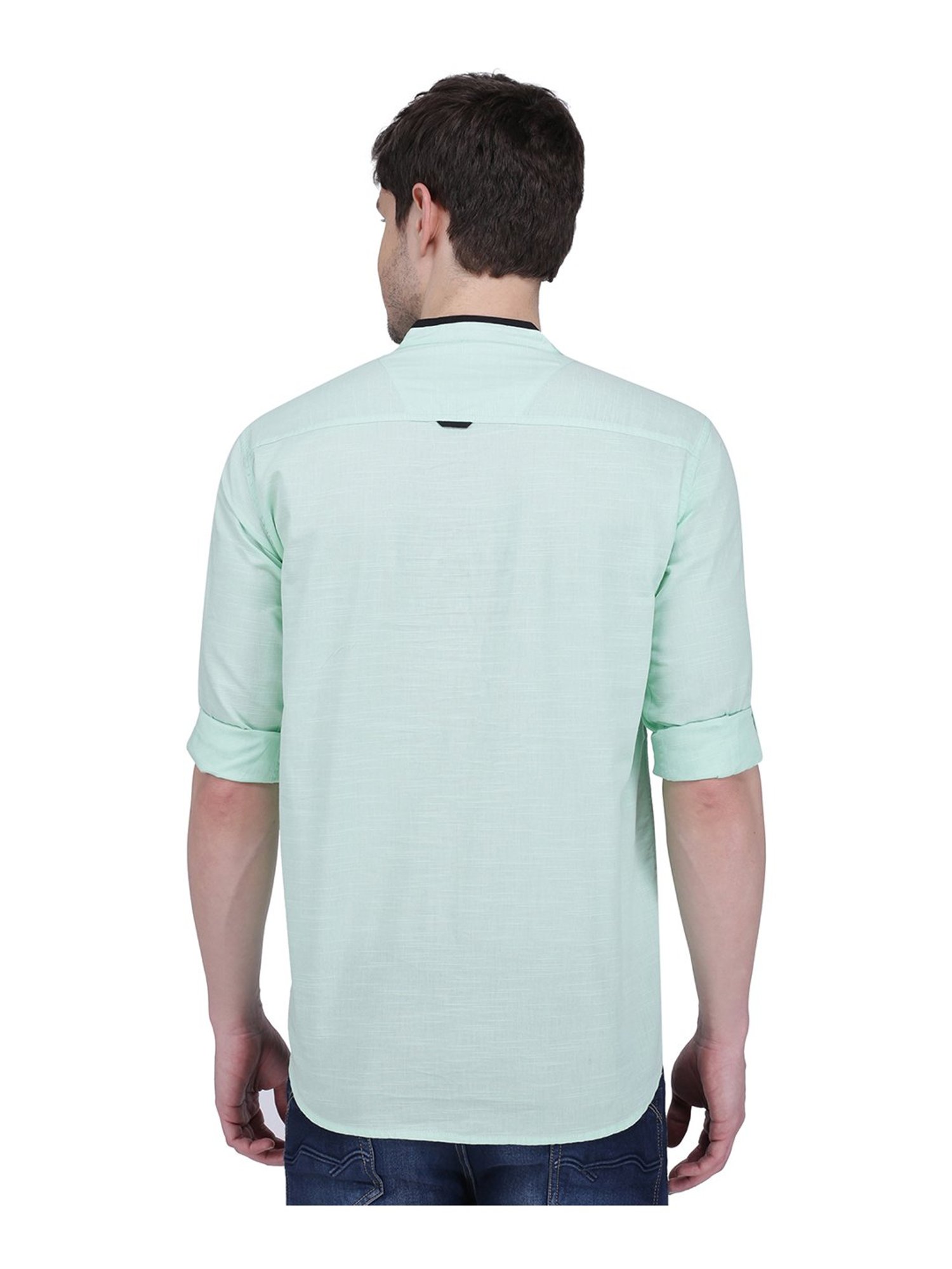 Kuons Avenue Turquise Mandarin Collar Kurta