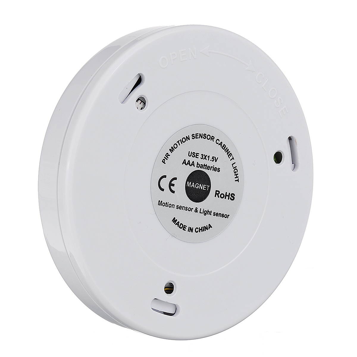 6LED Human Body Induction Light Sensitive Response Night Light Motion Cabinet Light Emergency Light-Warm light