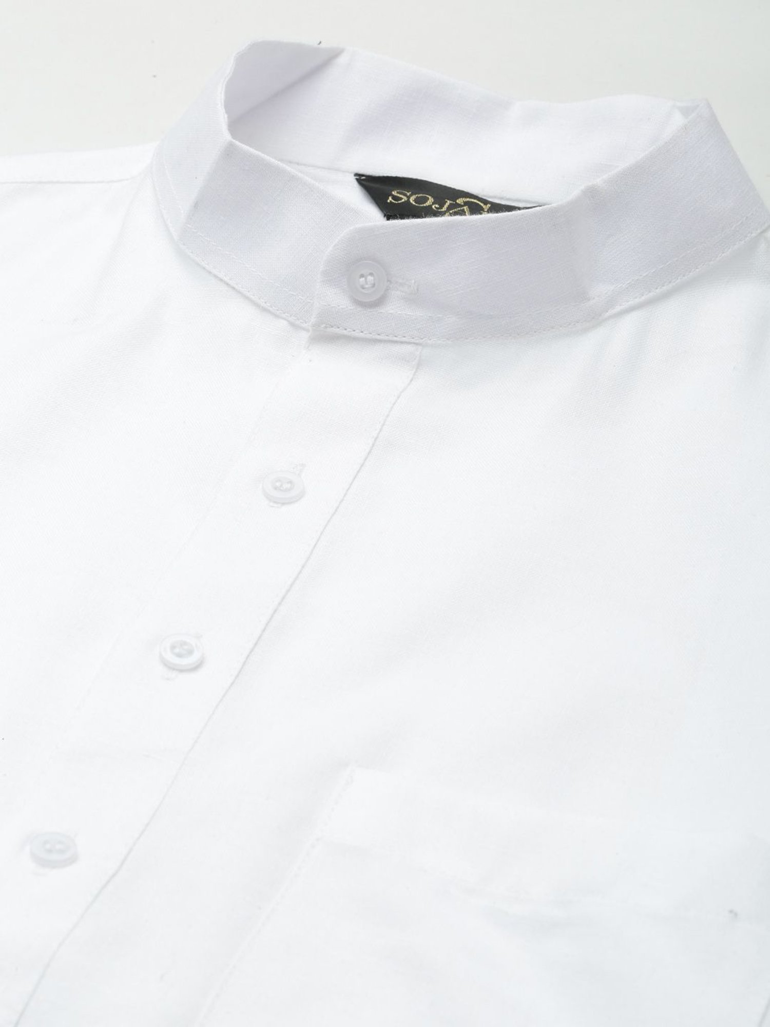 Vastramay White Cotton Straight Fit Embroidery Ethnic Suits