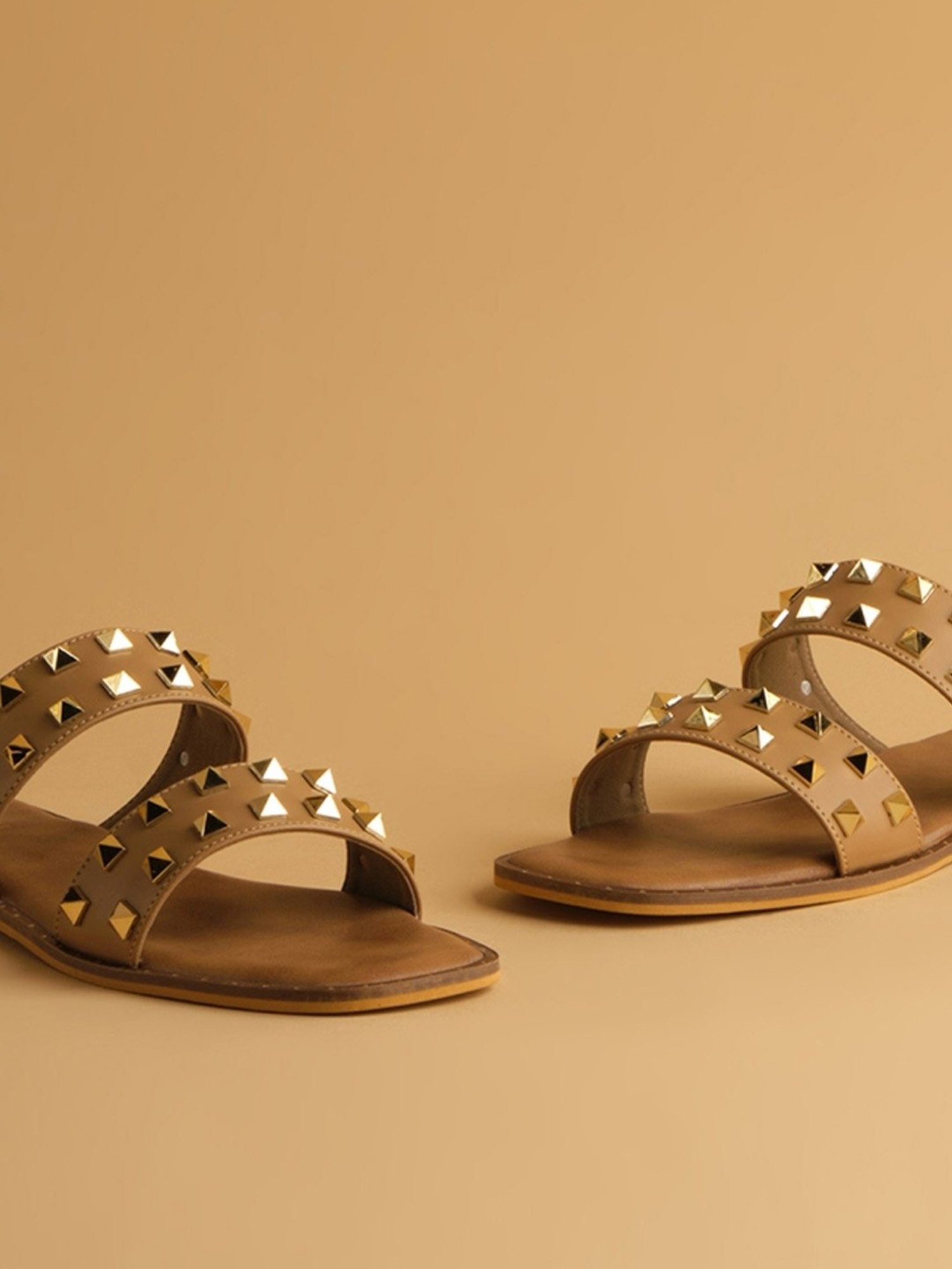 Eridani Women's Alba Beige Casual Sandals