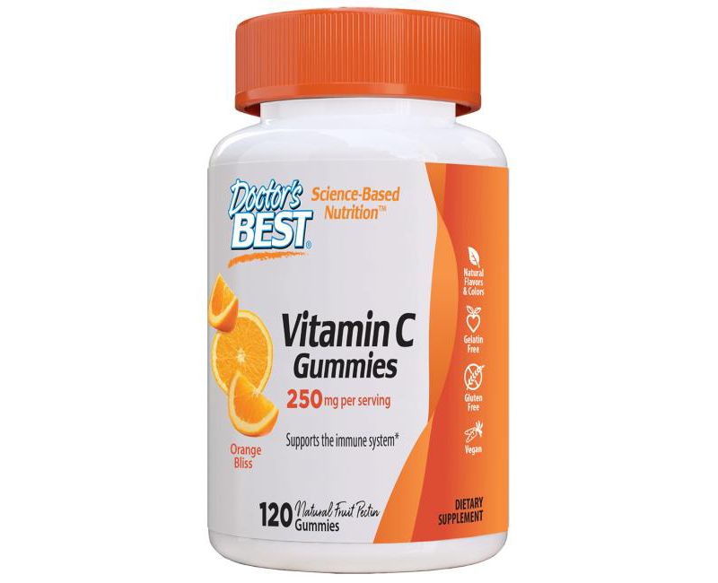 Doctor's Best Vitamin C 250 mg Gummy - Orange Bliss 120ct.