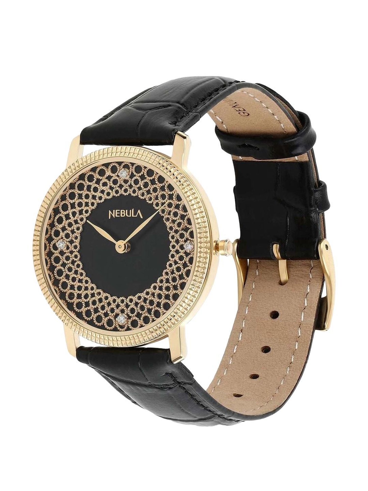Nebula NN5037DL01 Filigree - 18 Karat Solid Gold Watch for Men