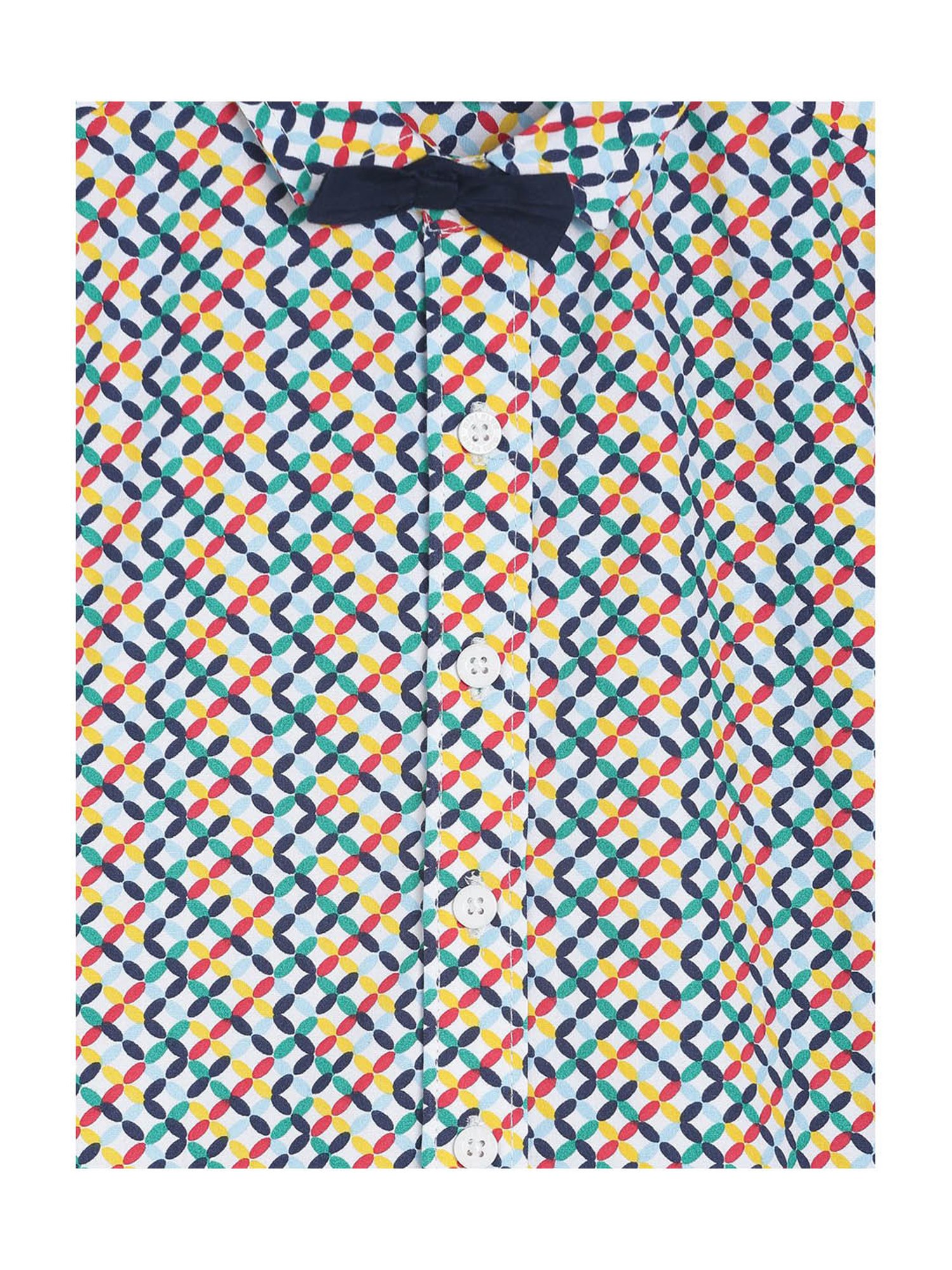 Nino Bambino Kids Navy & White Checks Kurta with Pyjama