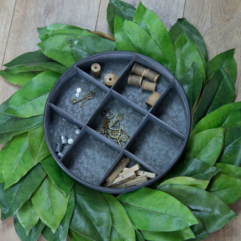 Metal Tray with Dividers - VIP Home & Garden