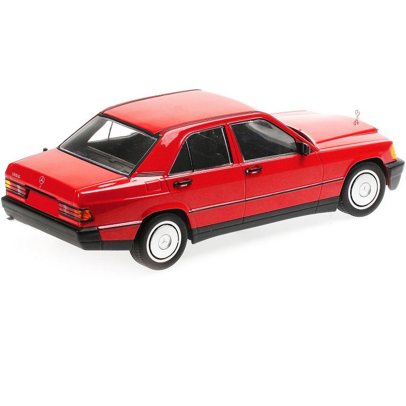 1982 Mercedes Benz 190E (W201) Red Limited Edition to 702 pieces Worldwide 1/18 Diecast Model Car by Minichamps