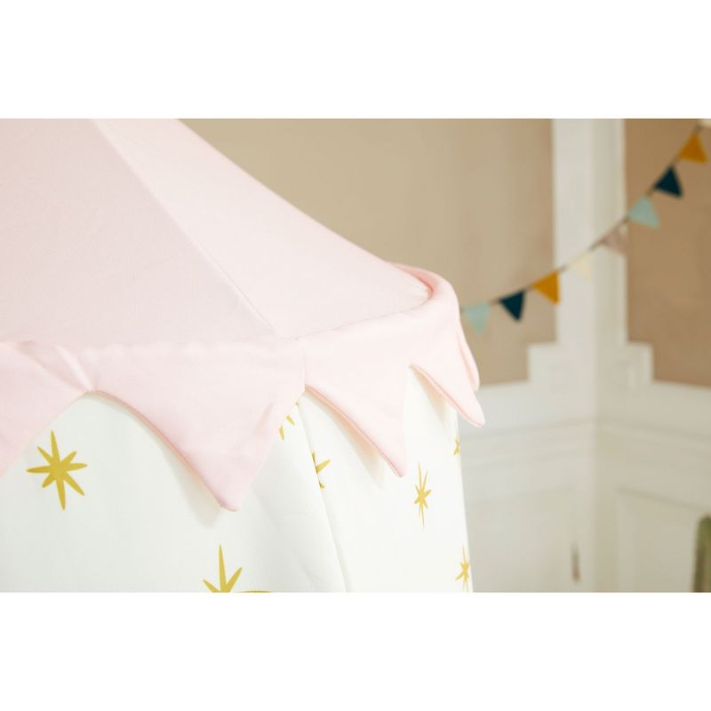 Wonder&Wise 1011205615 Indoor Childrens Kids Toddler Foldable Canvas Pop Up Play Tent House Toy for Ages 3 and Up, Starburst