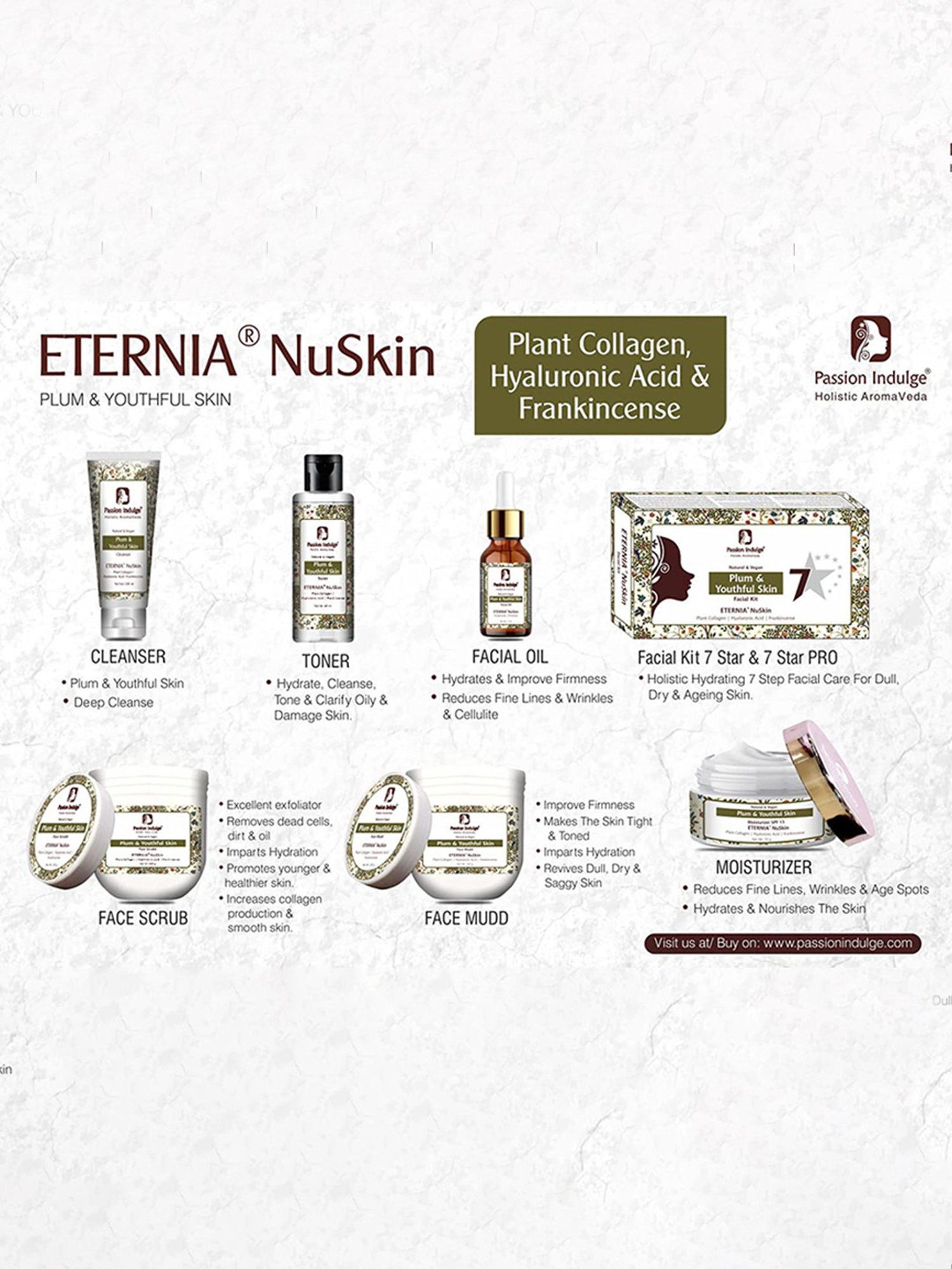 Passion Indulge Eternia NuSkin Plum & Youthful Skin Toner - 100 ml