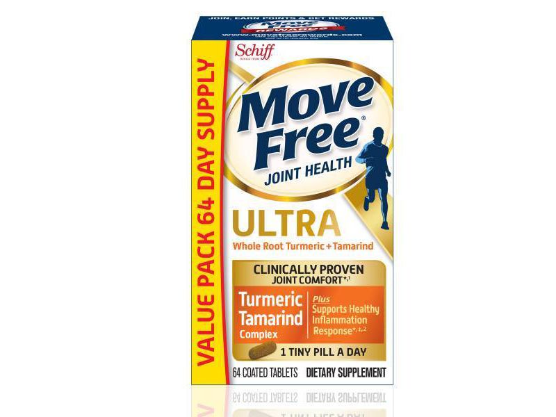 Move Free Ultra Turmeric + Tamarind Complex Tablets with Calcium and Collagen - 64ct