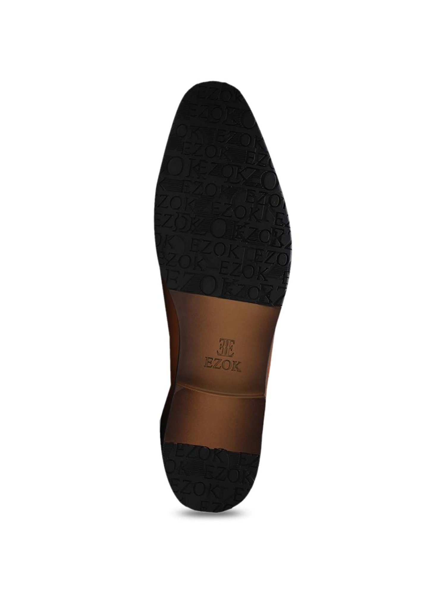 EZOK Men's Tan Formal Mocassins