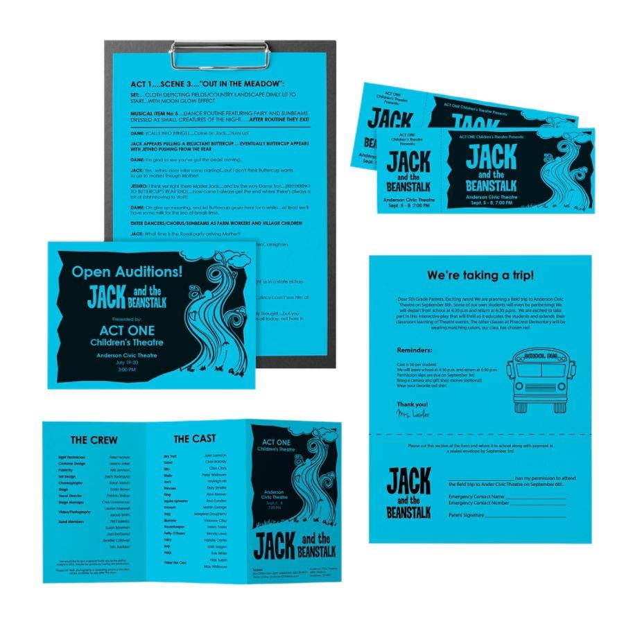 Astrobrights Acid-Free Copy Paper, 8-1/2 X 11 in, 24 lb, Lunar Blue, Pack of 500