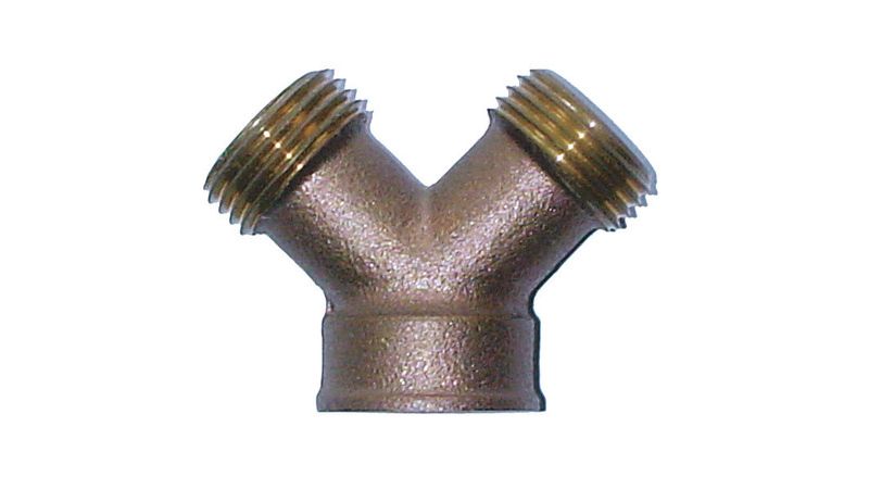ZORO SELECT 4NDT2 Hose Y Connector,2 Way,GHT