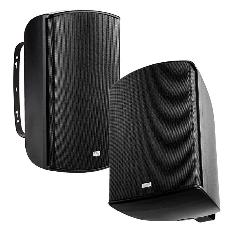 6.5" Outdoor Patio Speaker High Performance Architectural Indoor Outdoor AP670 Black Pair