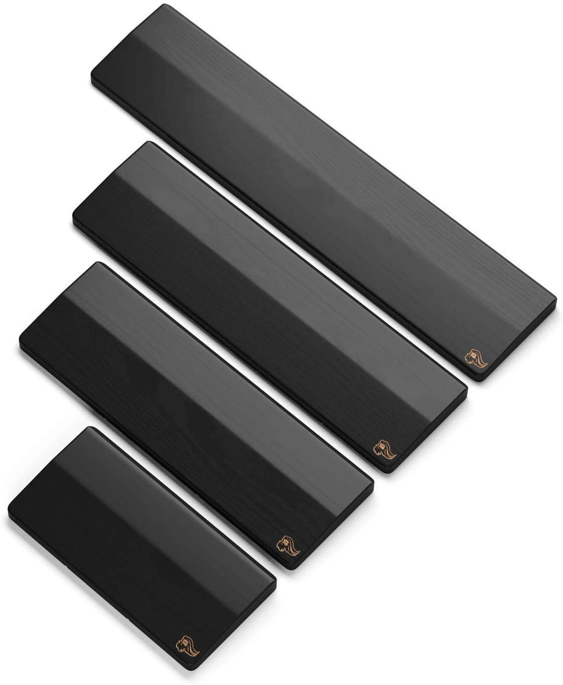 Glorious Gaming Wooden Mouse Wrist Rest - Onyx/Black - for Gaming Mice, Wood Ergonomic Palm Rest| 8x4x0.75 inches/19mm Thick (GV-M-Dark)