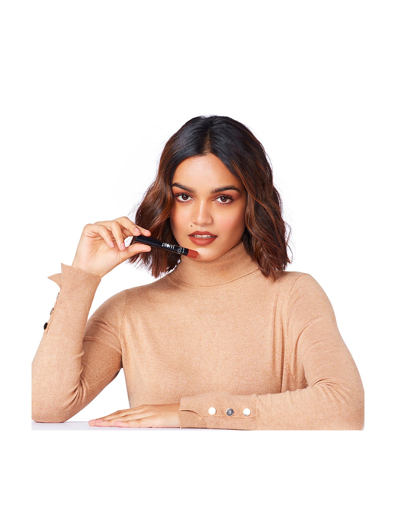 Lenphor Matte Show-Off Lip Crayon Cupid Red - 2.8 gm