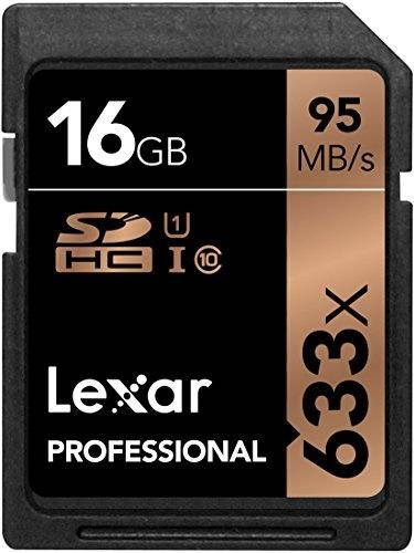Lexar 16GB Professional Class 10 UHS-I U1 633x SDHC Memory Card #LSD16GCB1NL633