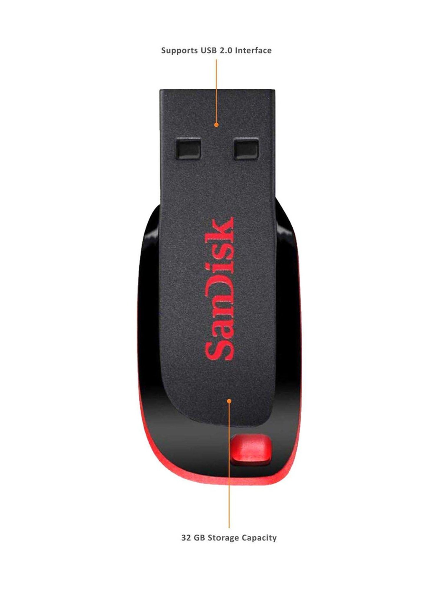 SANDISK SDCZ50-032G-B35 32 GB Pen Drive Black