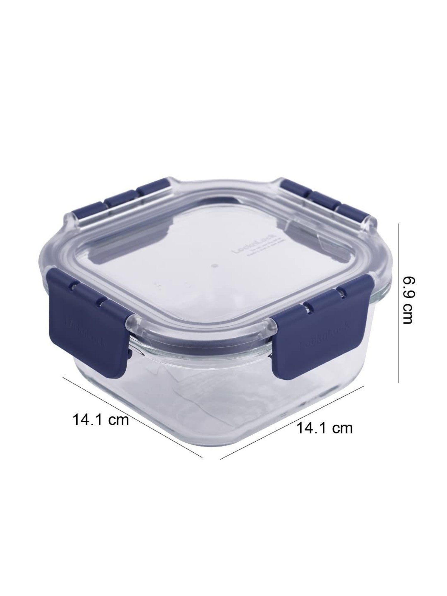 Lock & Lock Transparent Glass Airtight Containers With Lid