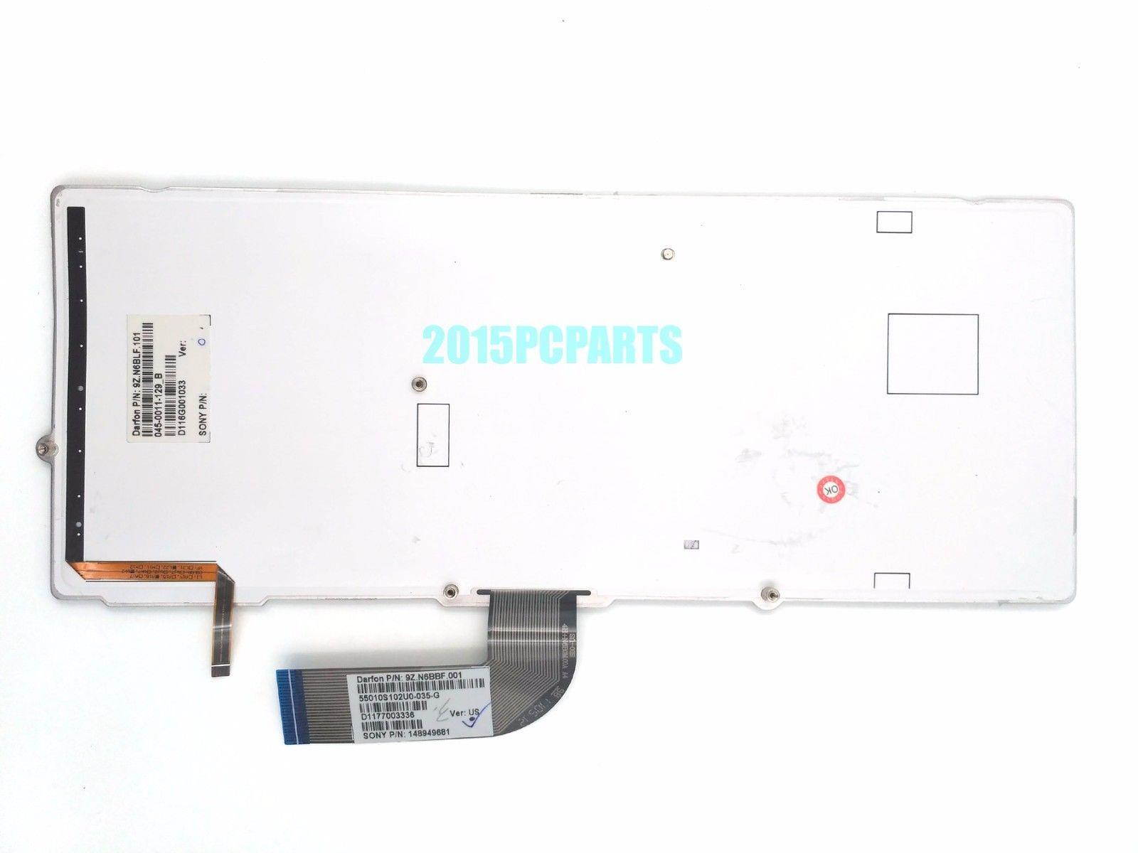 For Sony VAIO VPC-SA VPC-SB VPC-SC VPC-SD Backlit Keyboard US no frame