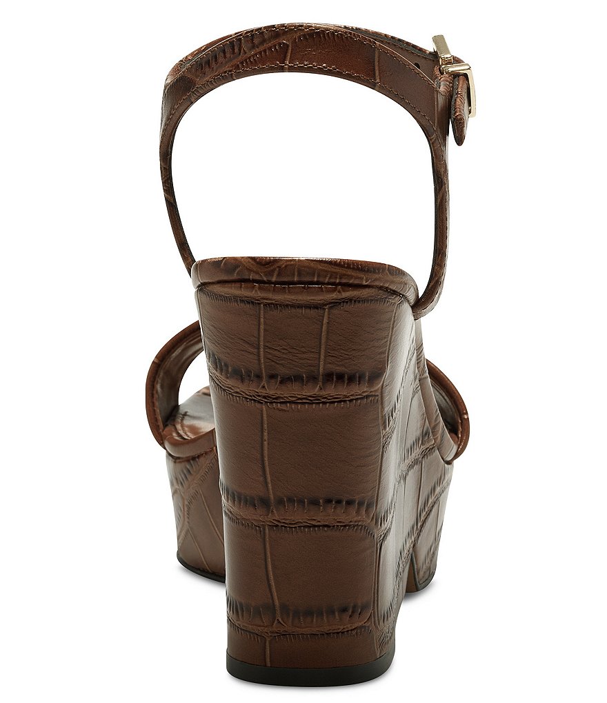 Vince Camuto Celvina Leather Croc Wedges