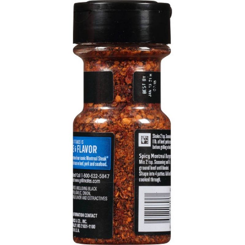McCormick Grill Mates Gluten Free Spicy Montreal Steak Seasoning - 3.12oz