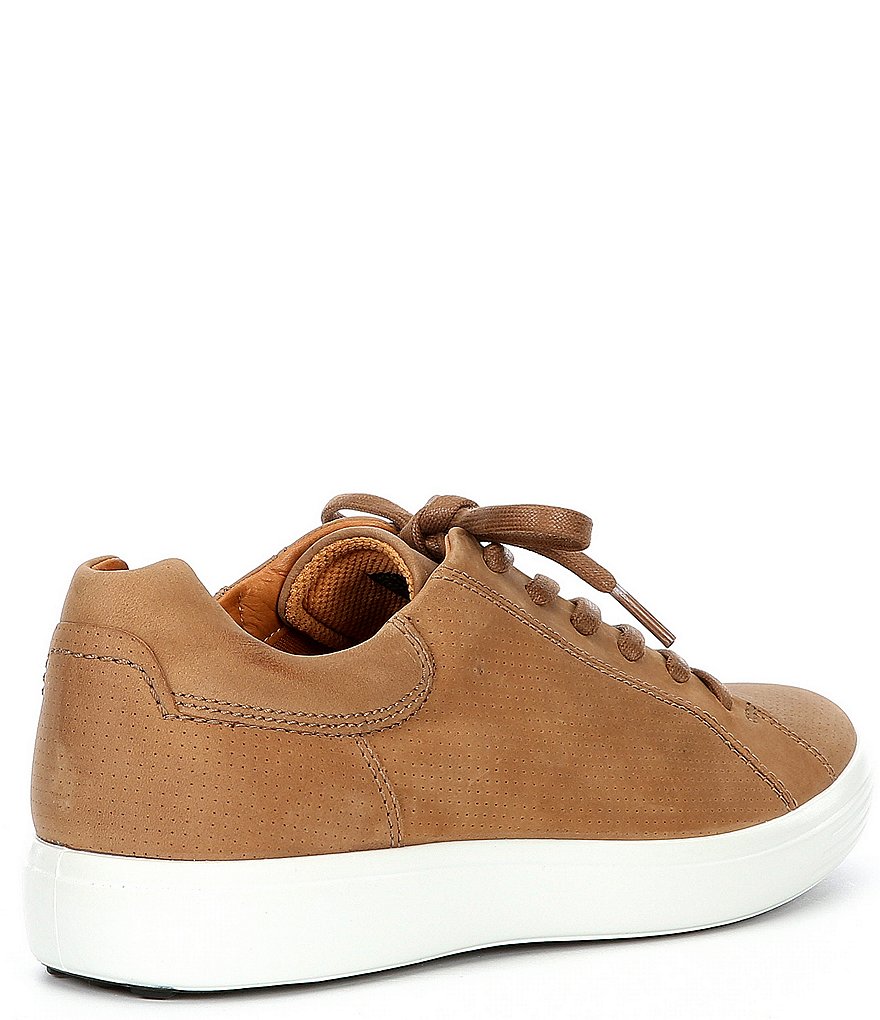 ECCO Men's Soft 7 Street Lace-Up Perforated Sneakers