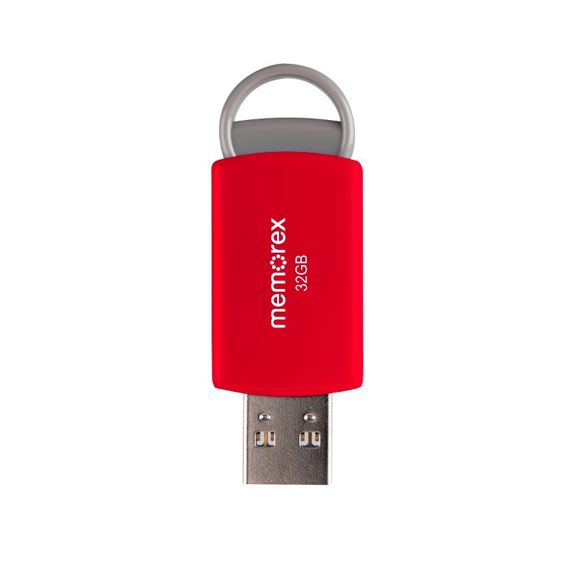 Memorex 32GB Flash Drive USB 2.0 - Red (32020003221)