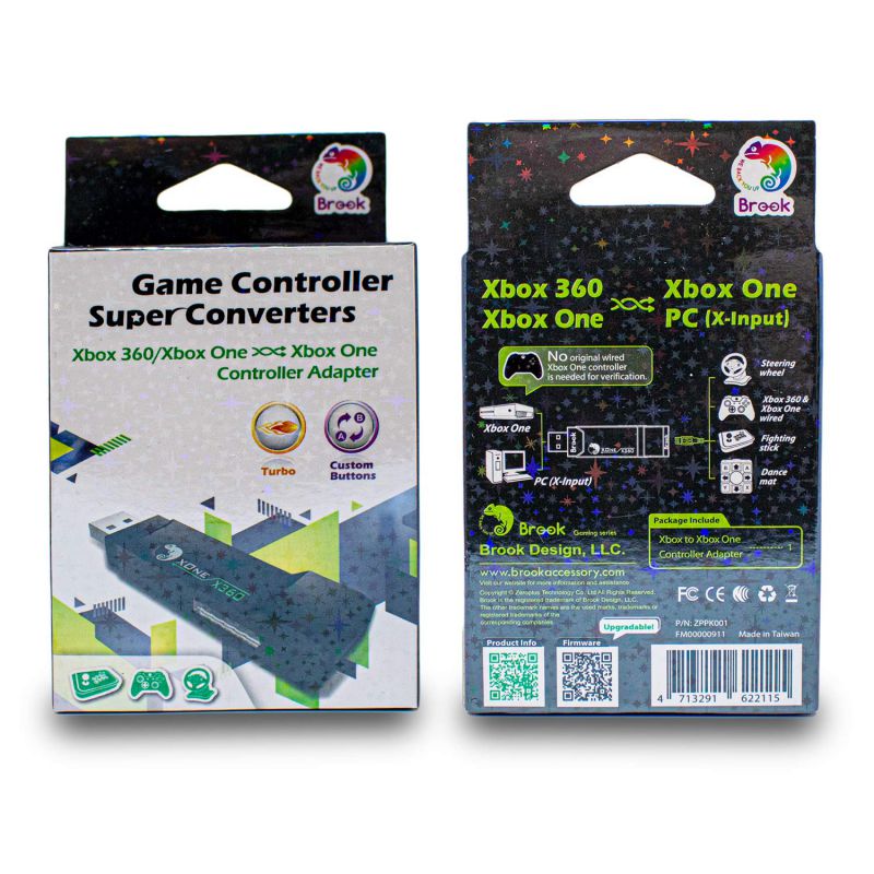 Brook ZPPK001 Xbox 360 to Xbox One Game Controller Super Converter Adapter
