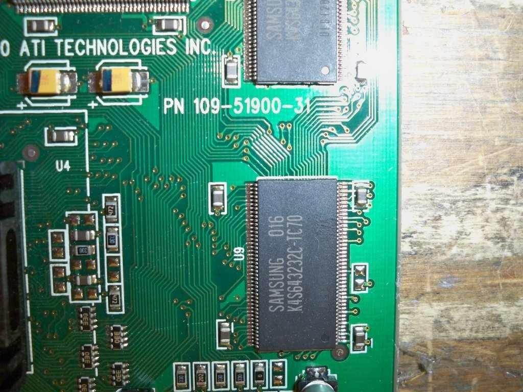 Video Card AGP, ATI Rage 128 PN 109-51900-31, 1025-62000