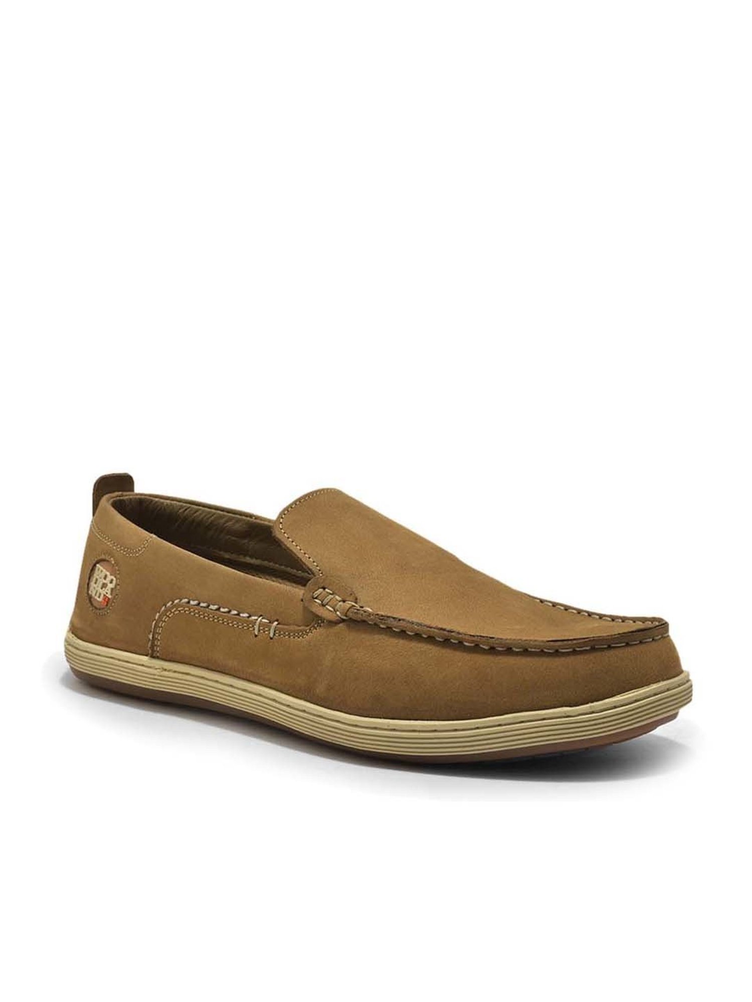 Woodland Men's Camel Casual Loafers