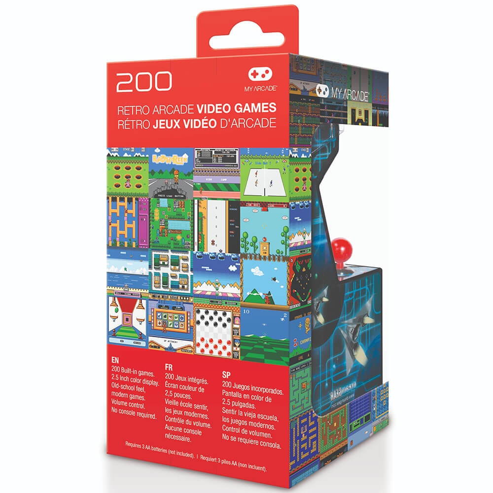 DREAMGEAR DG-DGUN-2577 MY ARCADE RETRO MACHINE W/200 GAMES