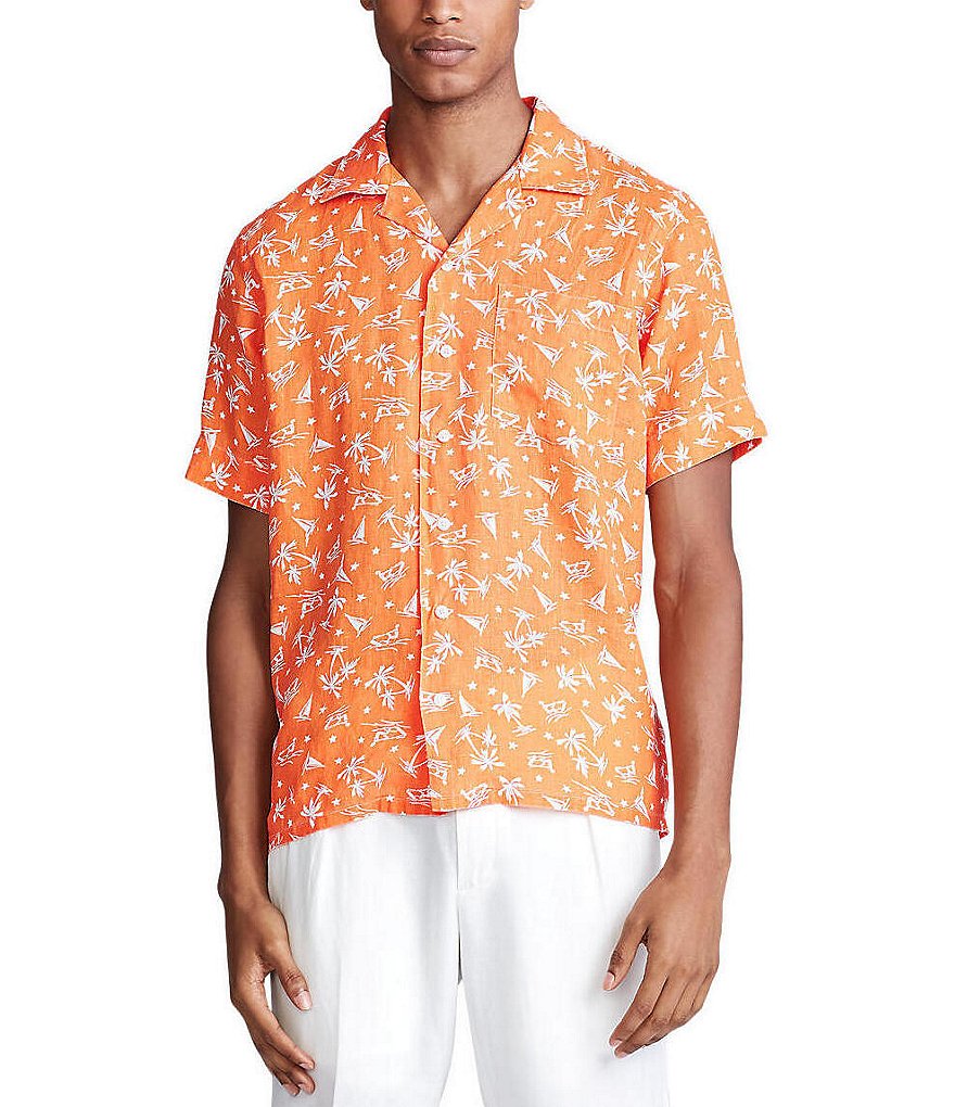 Visconti Big & Tall Abstract Print Long-Sleeve Woven Shirt