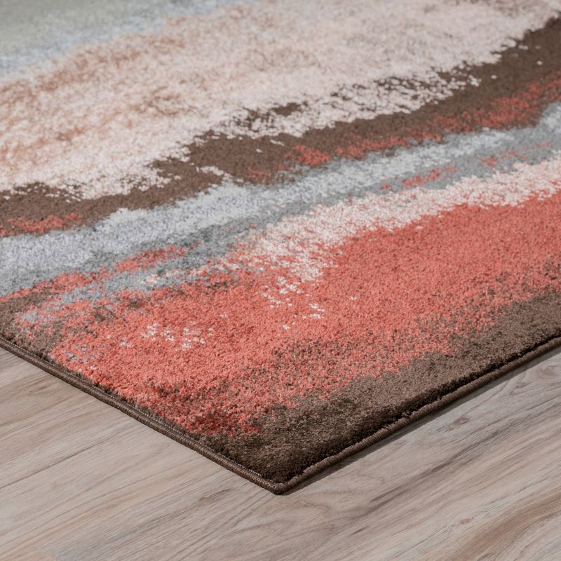 9'6"X13' Cinnamon Wave Woven Area Rug - Addison Rugs