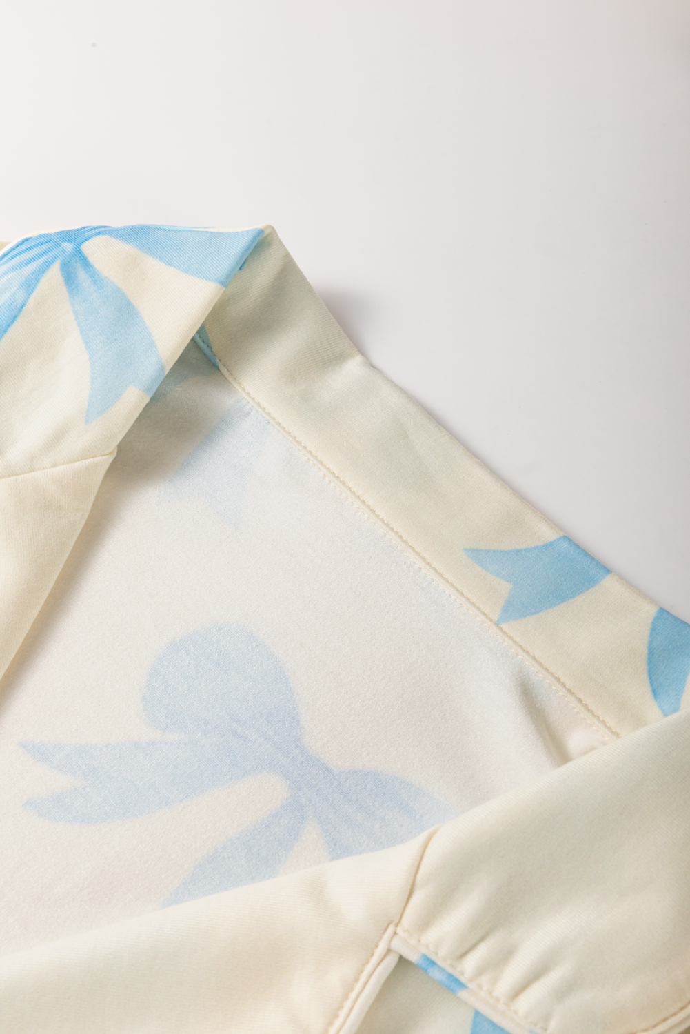 White Christmas Pullover and Drawstring Pants Pajama Set