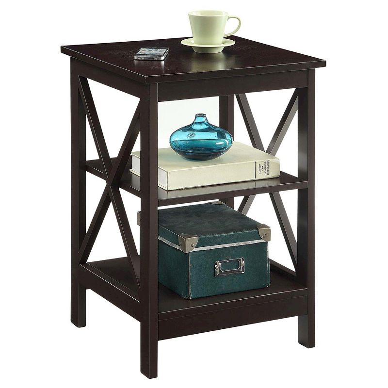 Oxford End Table Espresso - Breighton Home