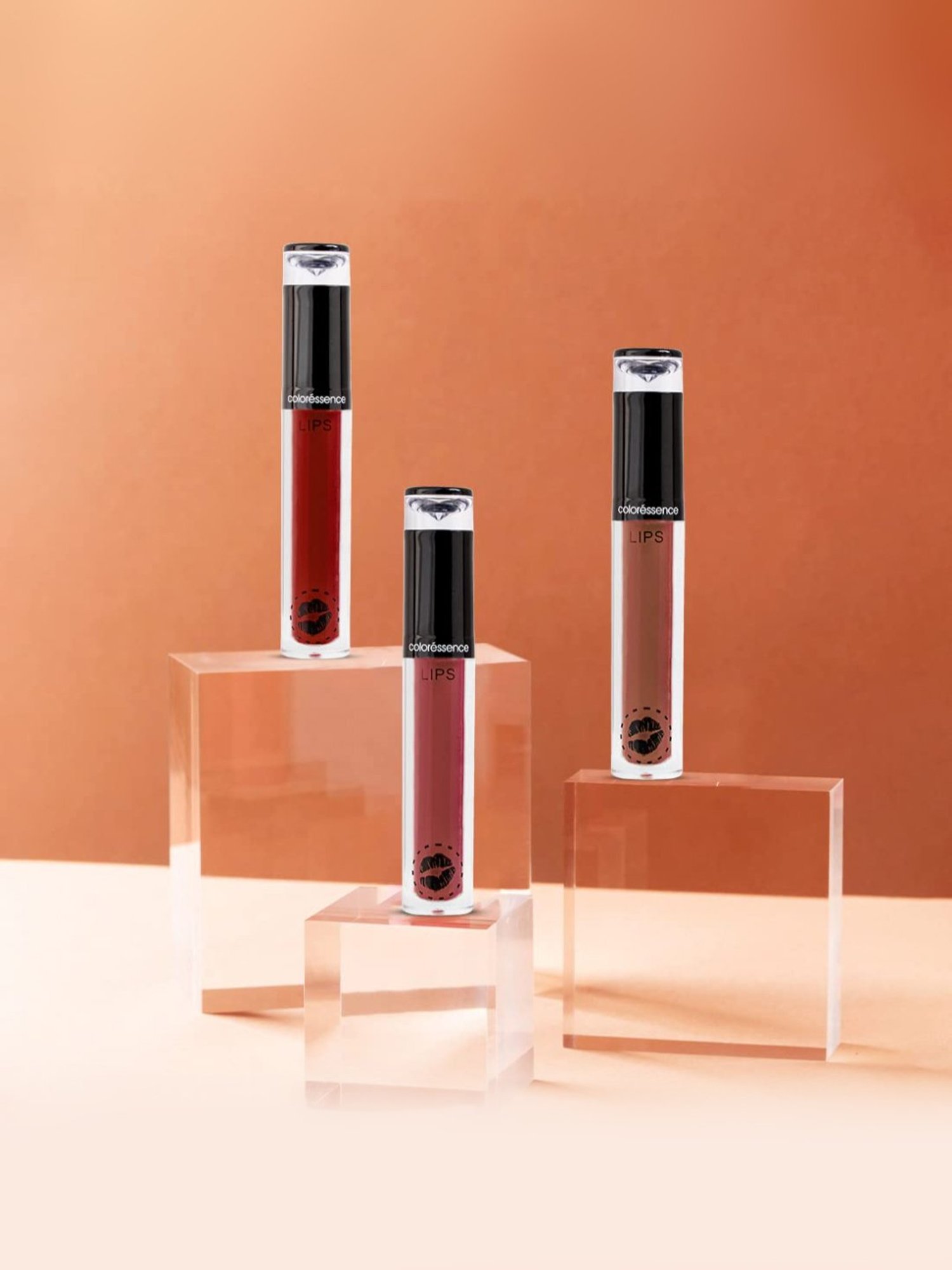 COLORESSENCE Lipstay Transfer Proof Liquid Lipstick Lychee - 4 ml