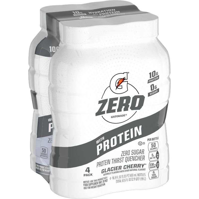 Gatorade Zero RTD Protein - Glacier Cherry - 4pk/16.9 fl oz