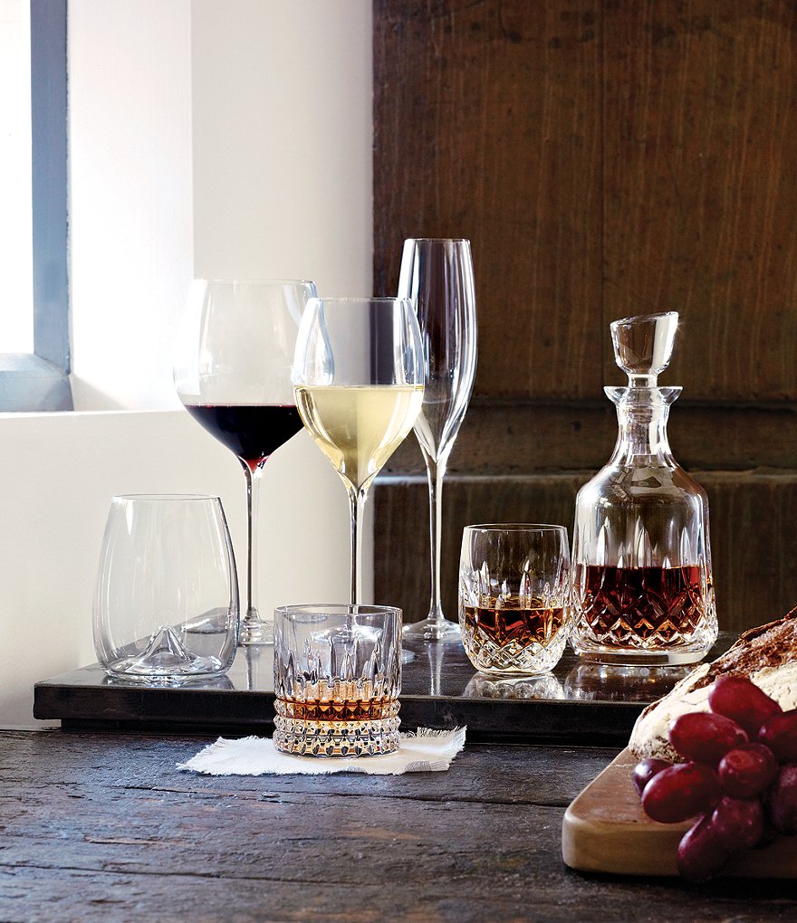 Waterford Lismore 6-Piece Crystal Double Old Fashioned Glass Boxed Set