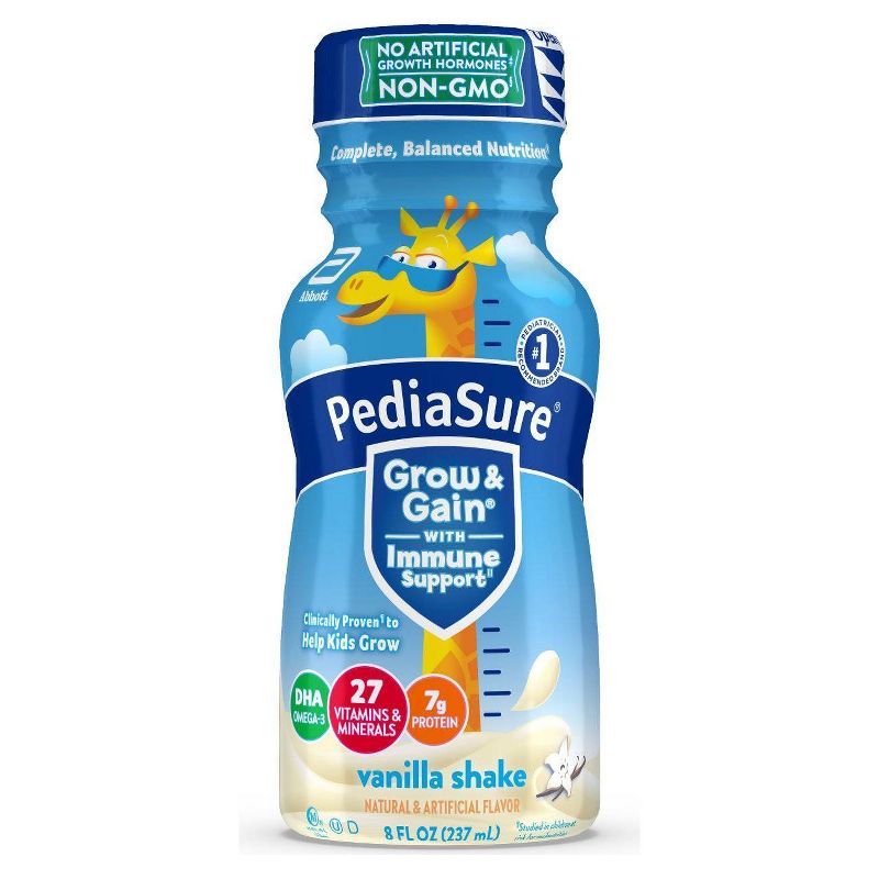PediaSure Grow & Gain Kids' Nutritional Shake Vanilla - 16 ct/128 fl oz