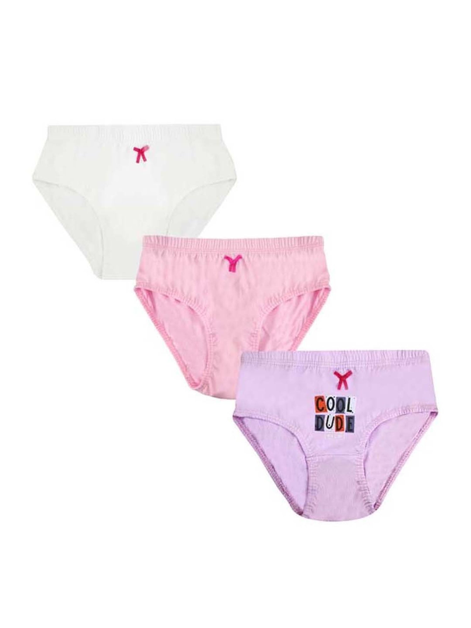 D'chica Kids Multicolor Cotton Printed Panties - Pack of 6