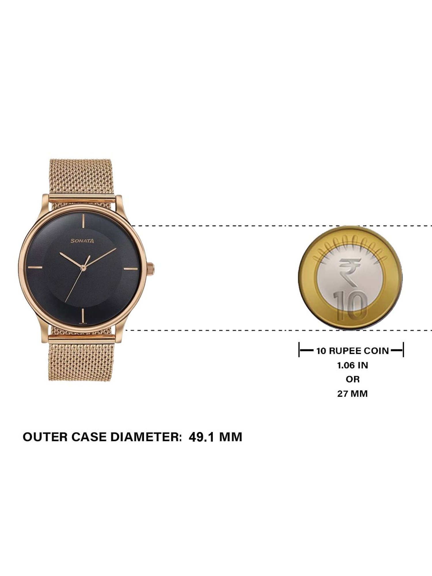 Sonata 7710587050WM03 Analog Watch for Men