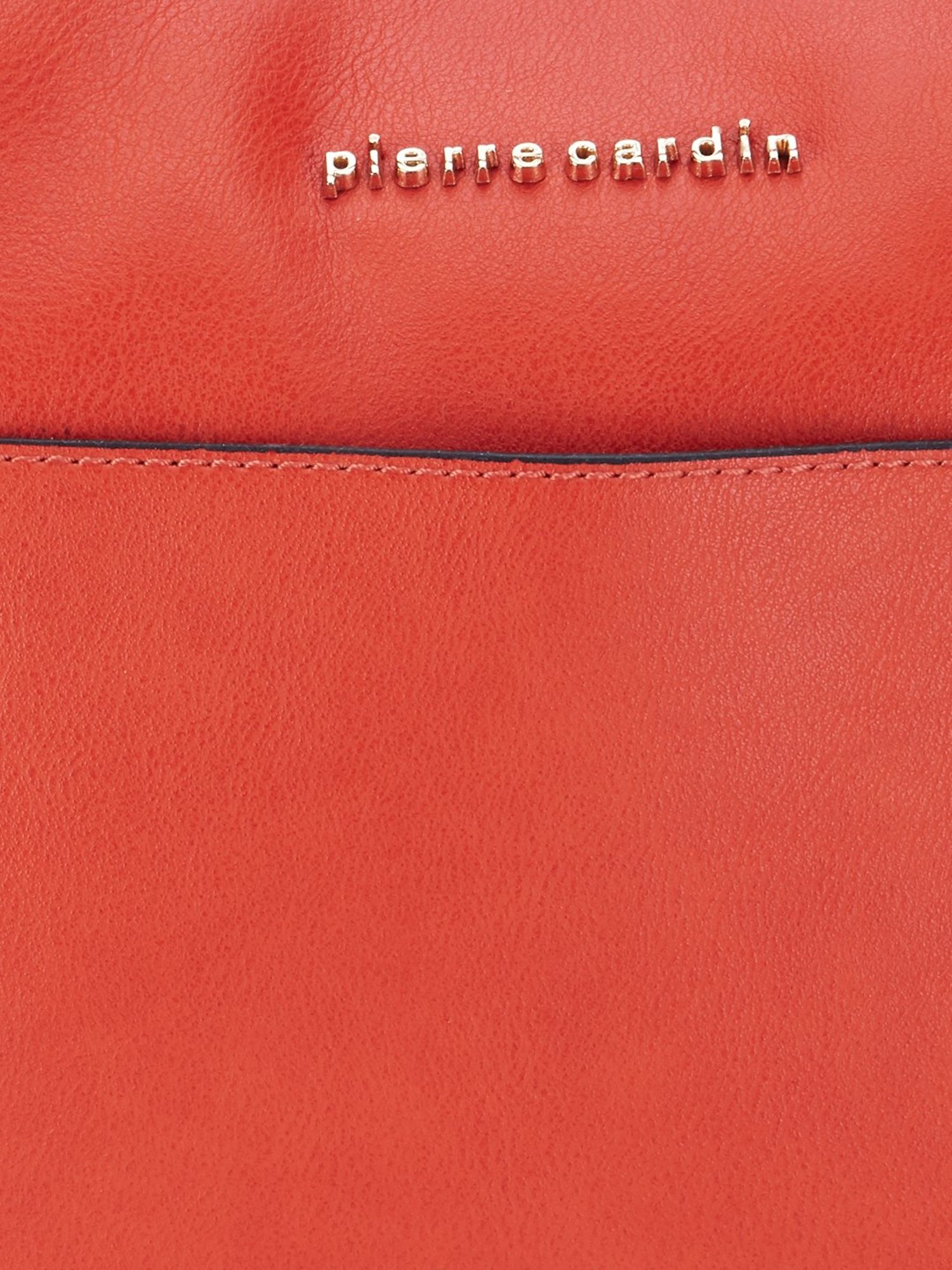 Pierre Cardin Red Solid Small Hobo Handbag