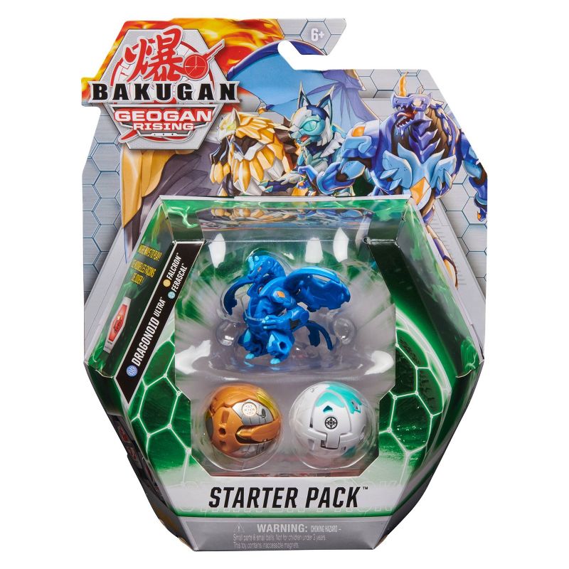 Bakugan Starter Pack - Dragonoid Ultra and 2 Bakugan