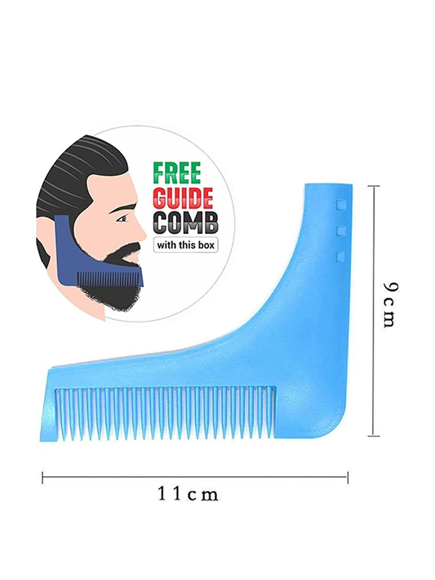 Groomiist SST-786 Professional Series Corded Hair & Beard Trimmer (White and Black)