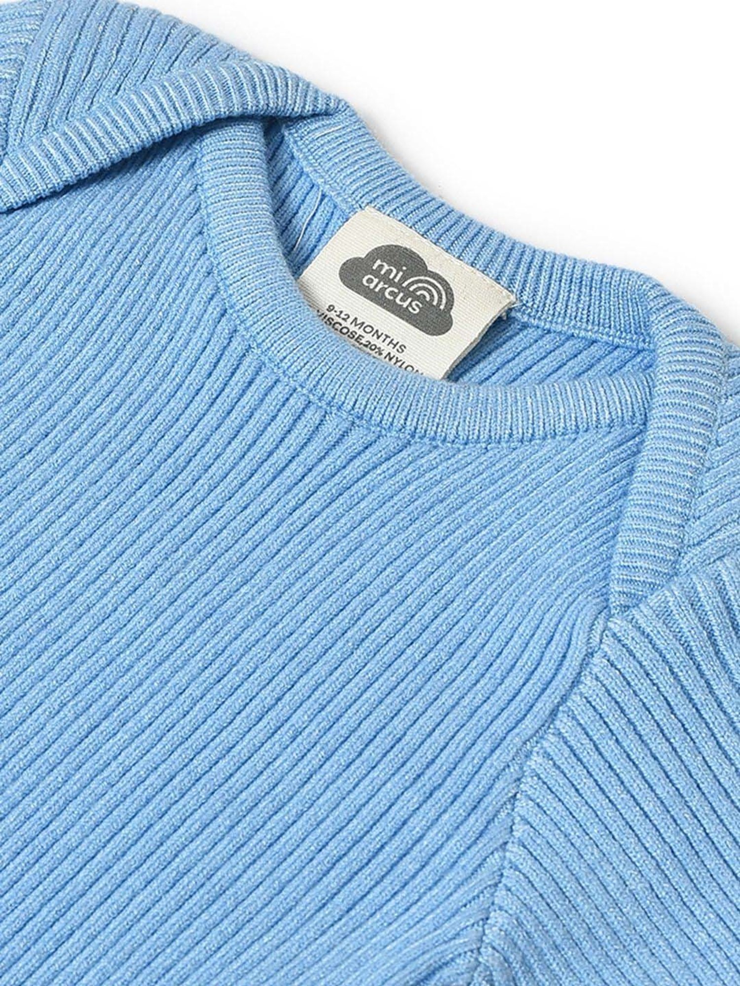 Dyca Kids Grey Melange Textured Thermal Top (Pack Of 2)