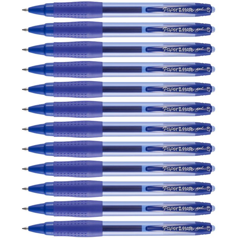 uni-ball Roller Ball Stick Pens, 0.7 mm Micro Tip, Black, pk of 12