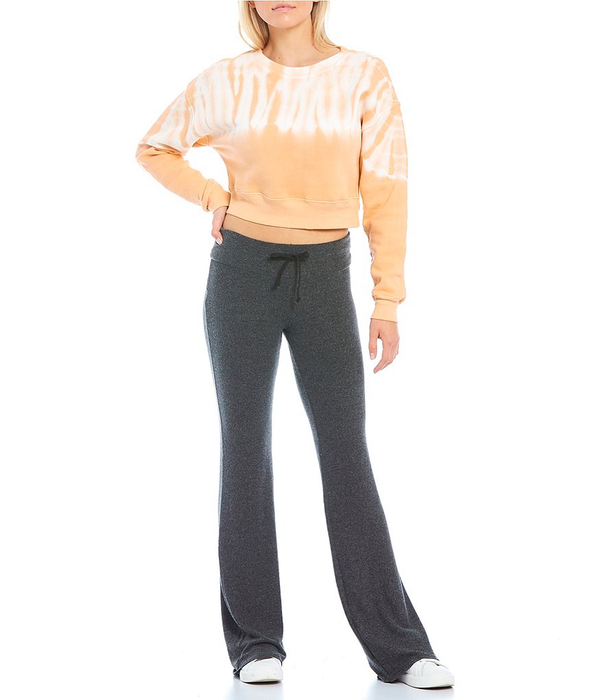 Karen Kane Short Sleeve Tie-Dye Hoodie