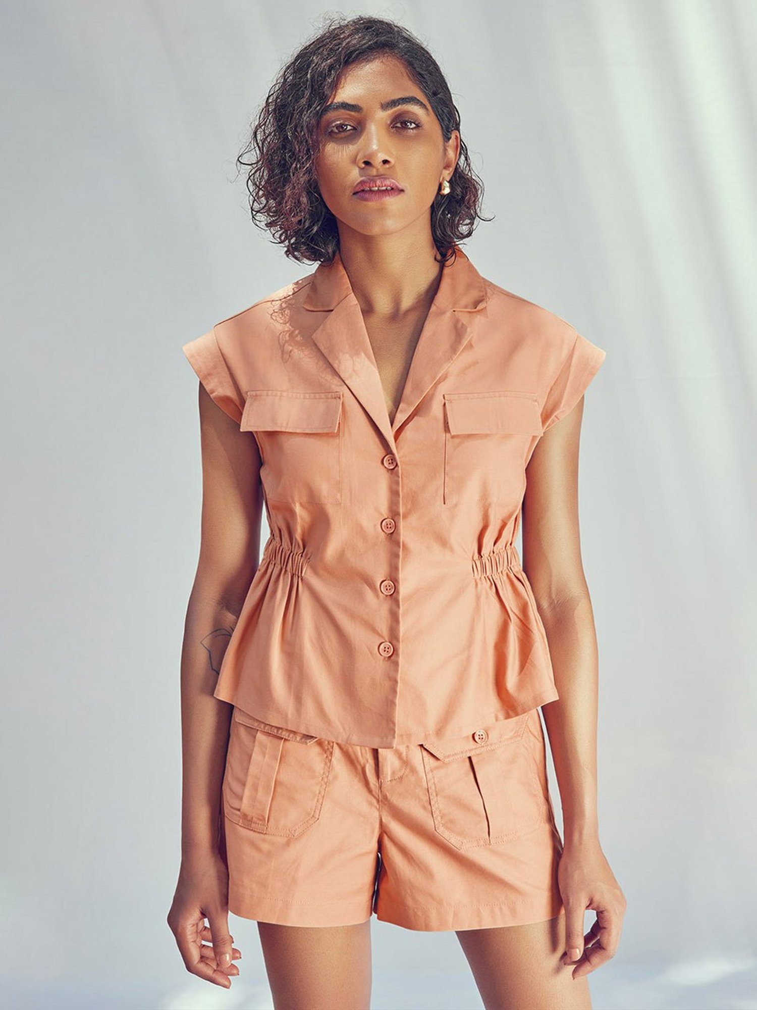 The Label Life Dark Beige Shacket