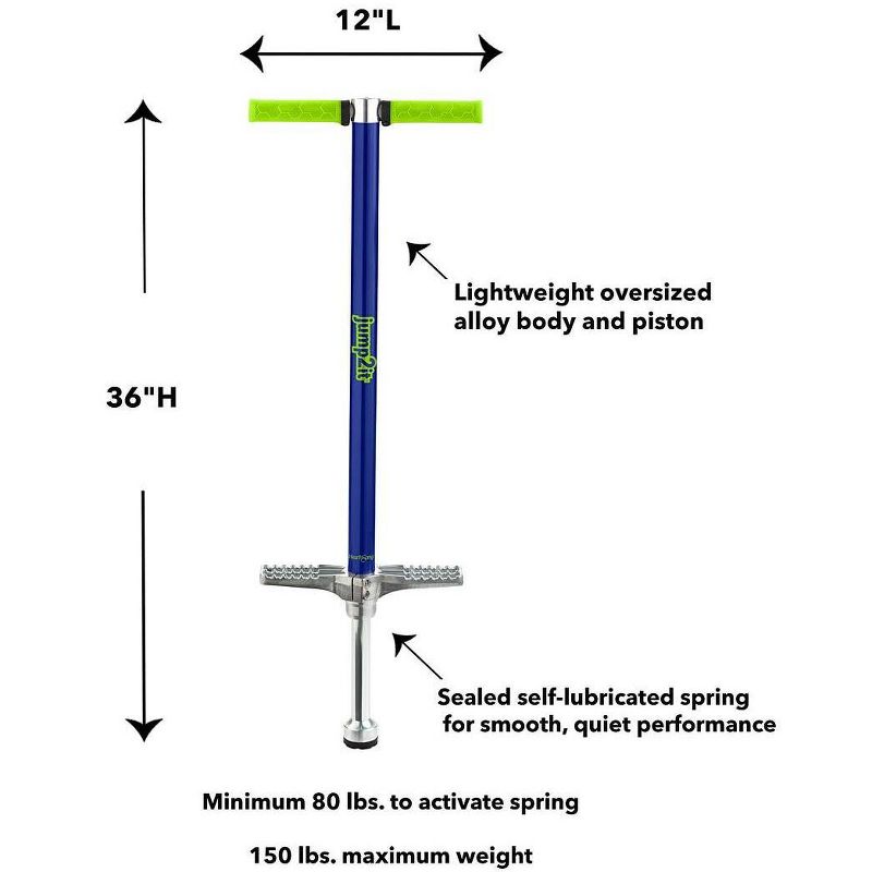 HearthSong Jump2It Performance-Level Sport Pogo Stick for Kids