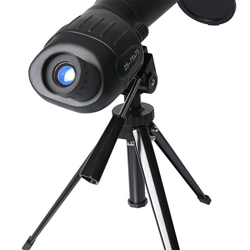Spotting Scope 2575x75 Bird Watching Telescope Target Shooting Monocular